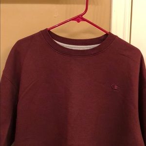 Maroon Champion pullover. Size XL fits like Large